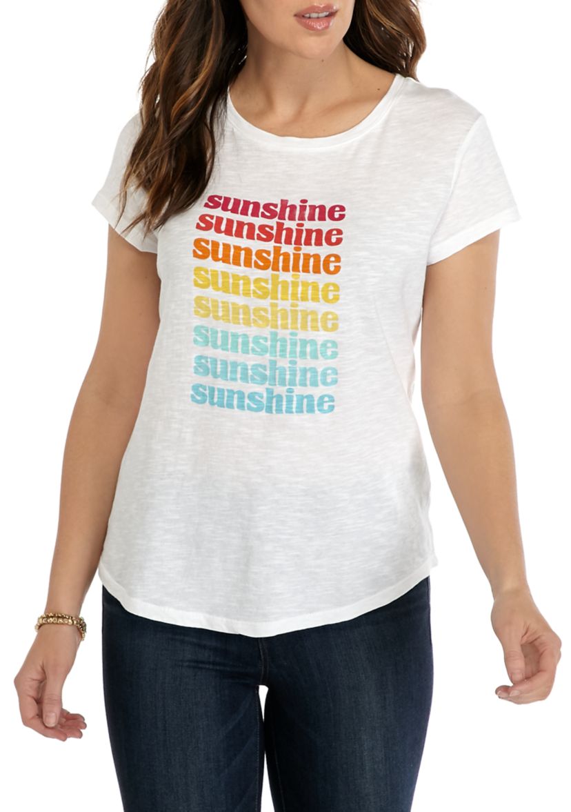 Womens Short Sleeve Graphic T-Shirt