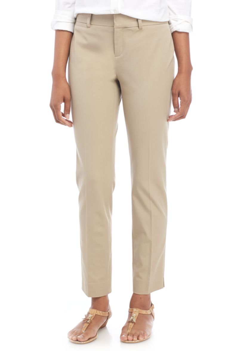 Womens Cary Bi Stretch Fly Front Pants