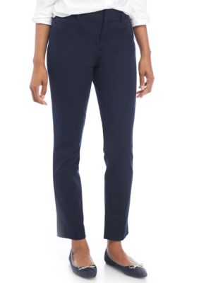 Crown & Ivy™ Women's Cary Bi Stretch Fly Front Pants | belk