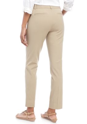 Crown & Ivy™ Women's Cary Bi Stretch Fly Front Pants | belk