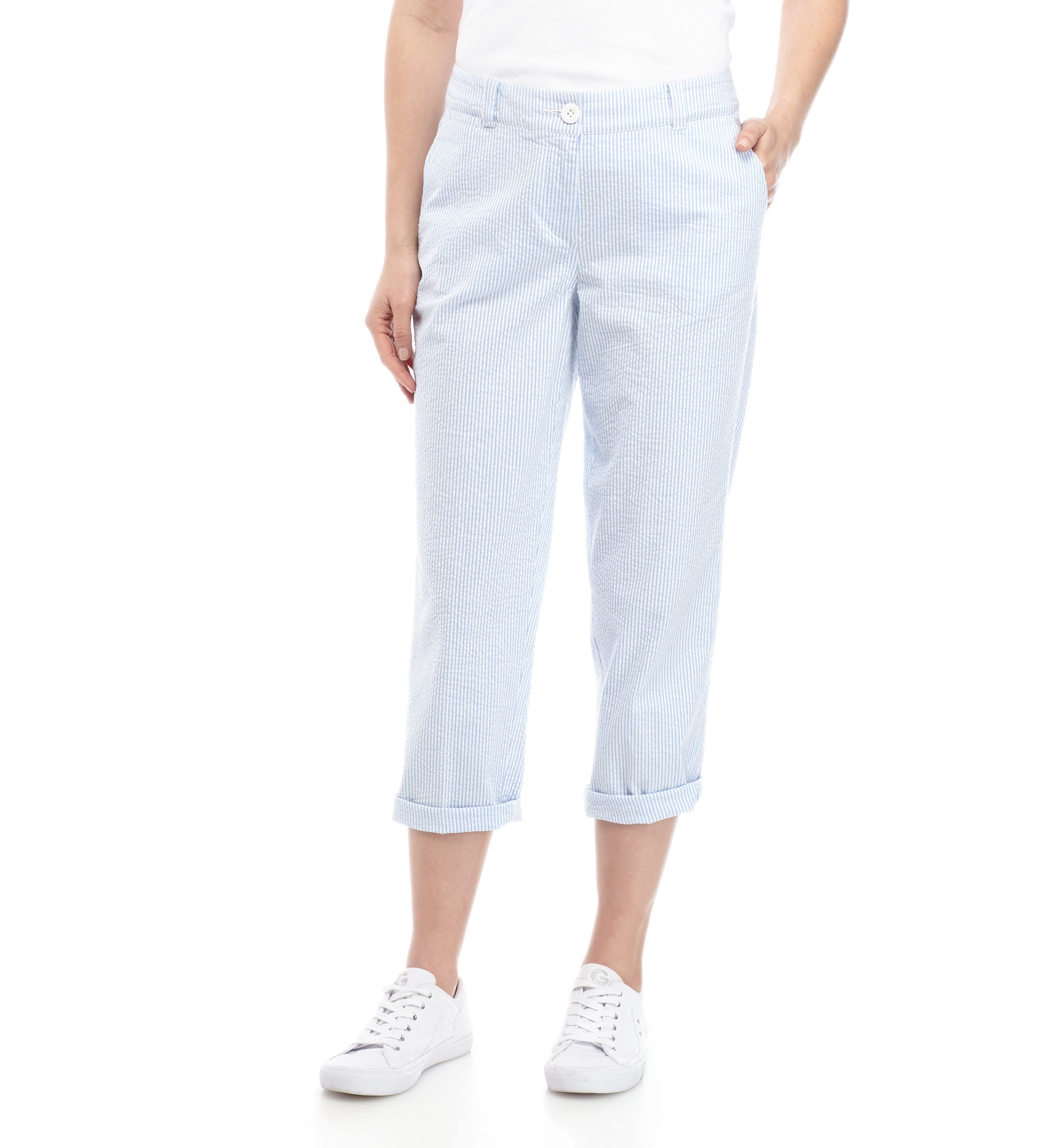 Charlotte Relaxed Roll Chino Pants