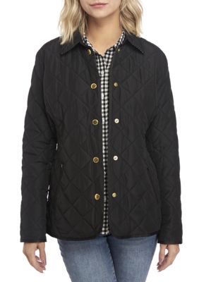 Crown & Ivy™ Long Sleeve Quilted Jacket | belk