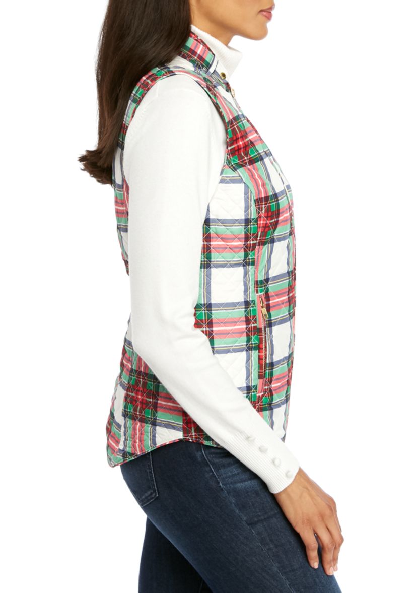 Womens Sleeveless Quilted Vest