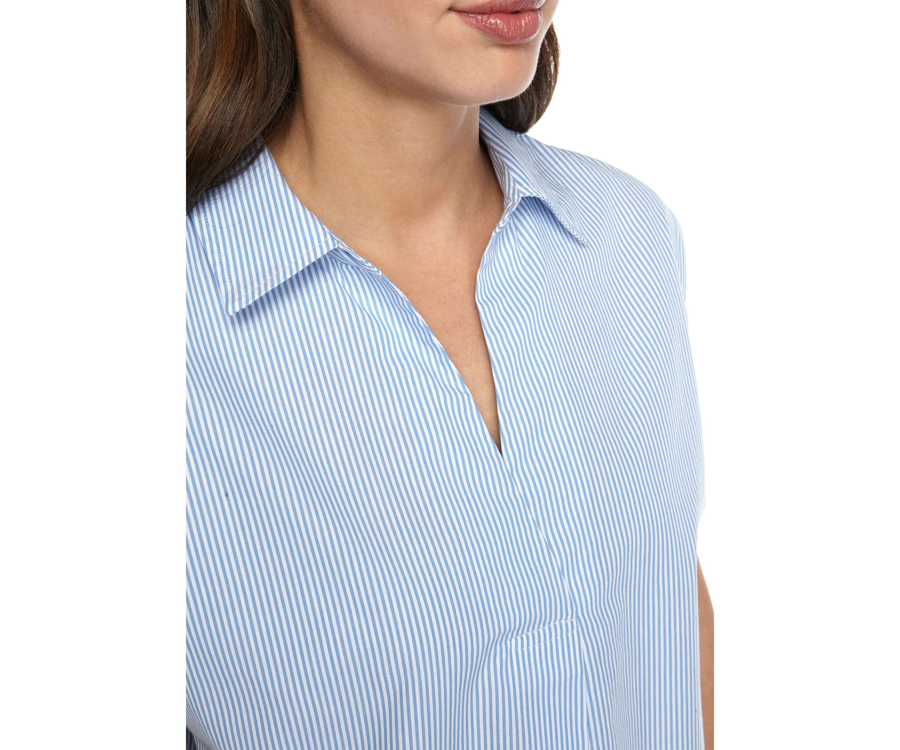 Womens Short Sleeve Pop Over Top