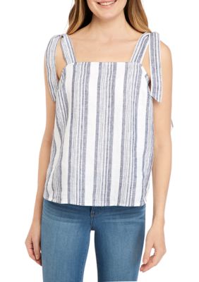 Women's Sleeveless Tie Strap Top