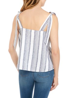 Women's Sleeveless Tie Strap Top