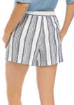 Petite Smocked Yarn Dye Soft Shorts 