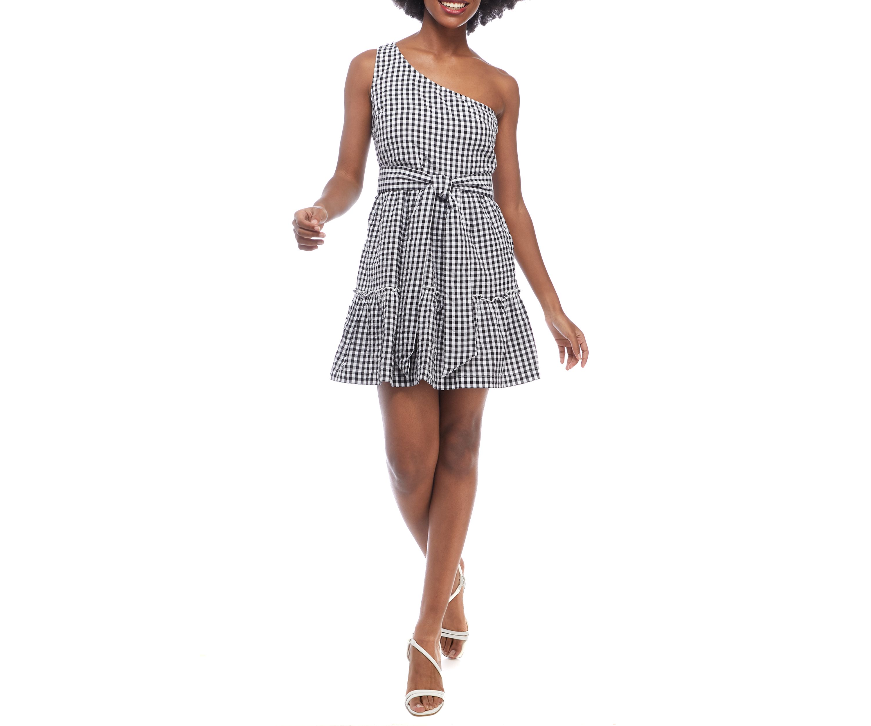 Petite One Shoulder Dress 