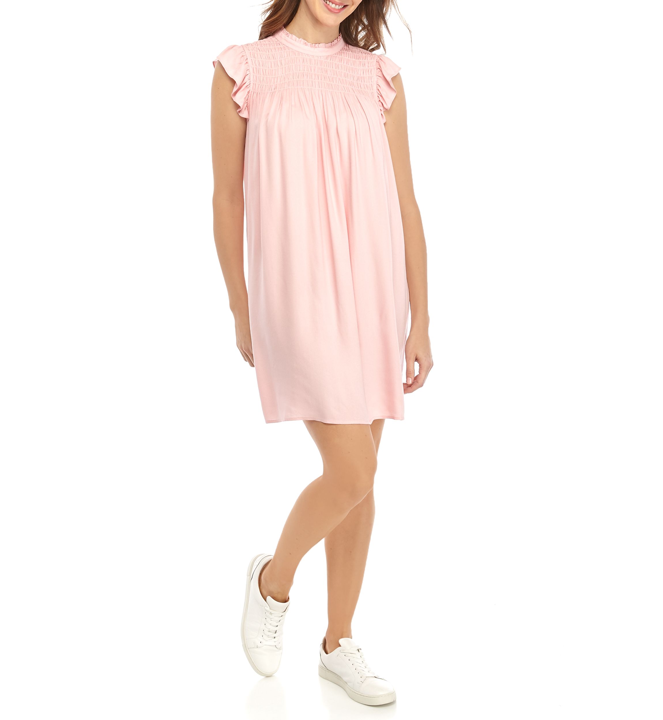 Petite Cap Sleeve Dress