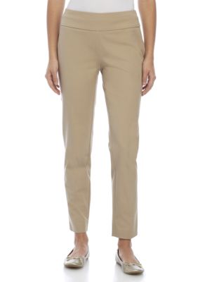 Crown & Ivy™ Petite Ashley Bi Stretch Pull On Pants | belk