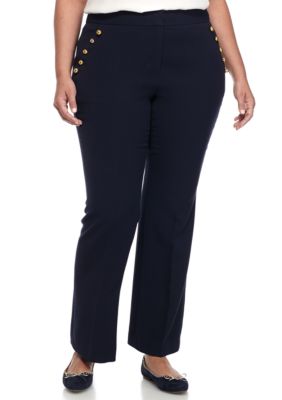 plus size velvet flare pants