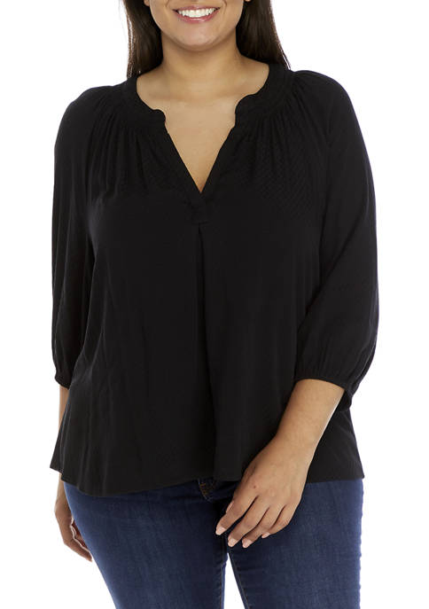 Crown & Ivy™ Plus Size 3/4 Sleeve Icon