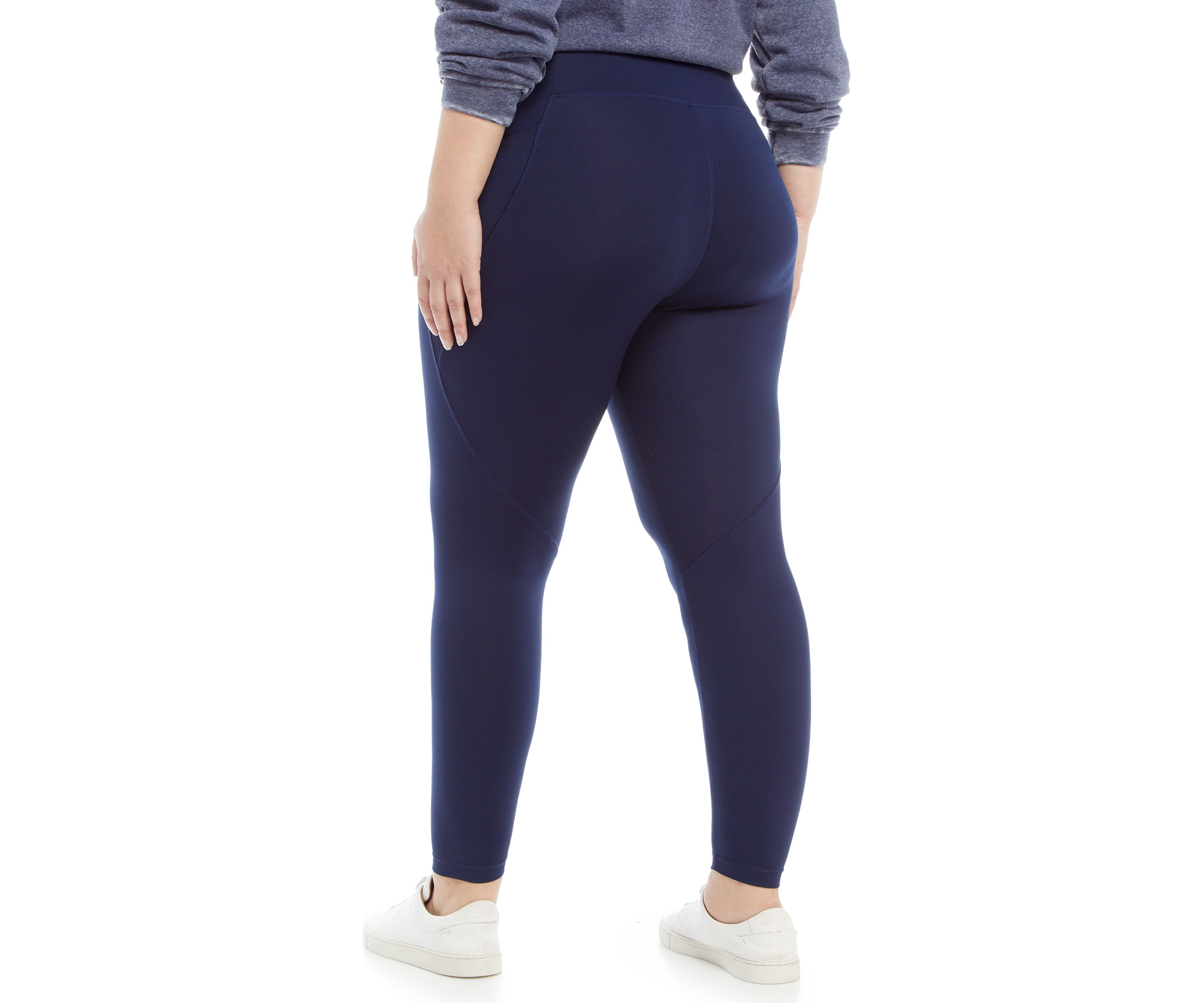 Plus Size Solid Leggings 