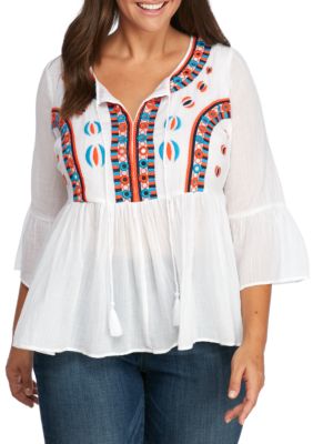 baby doll blouses plus size