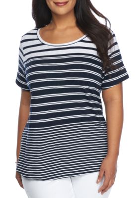 plus size stripe shirt