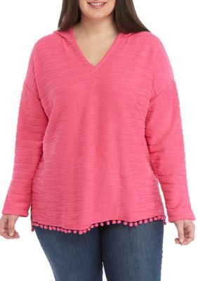 plus size bleached sweatshirt