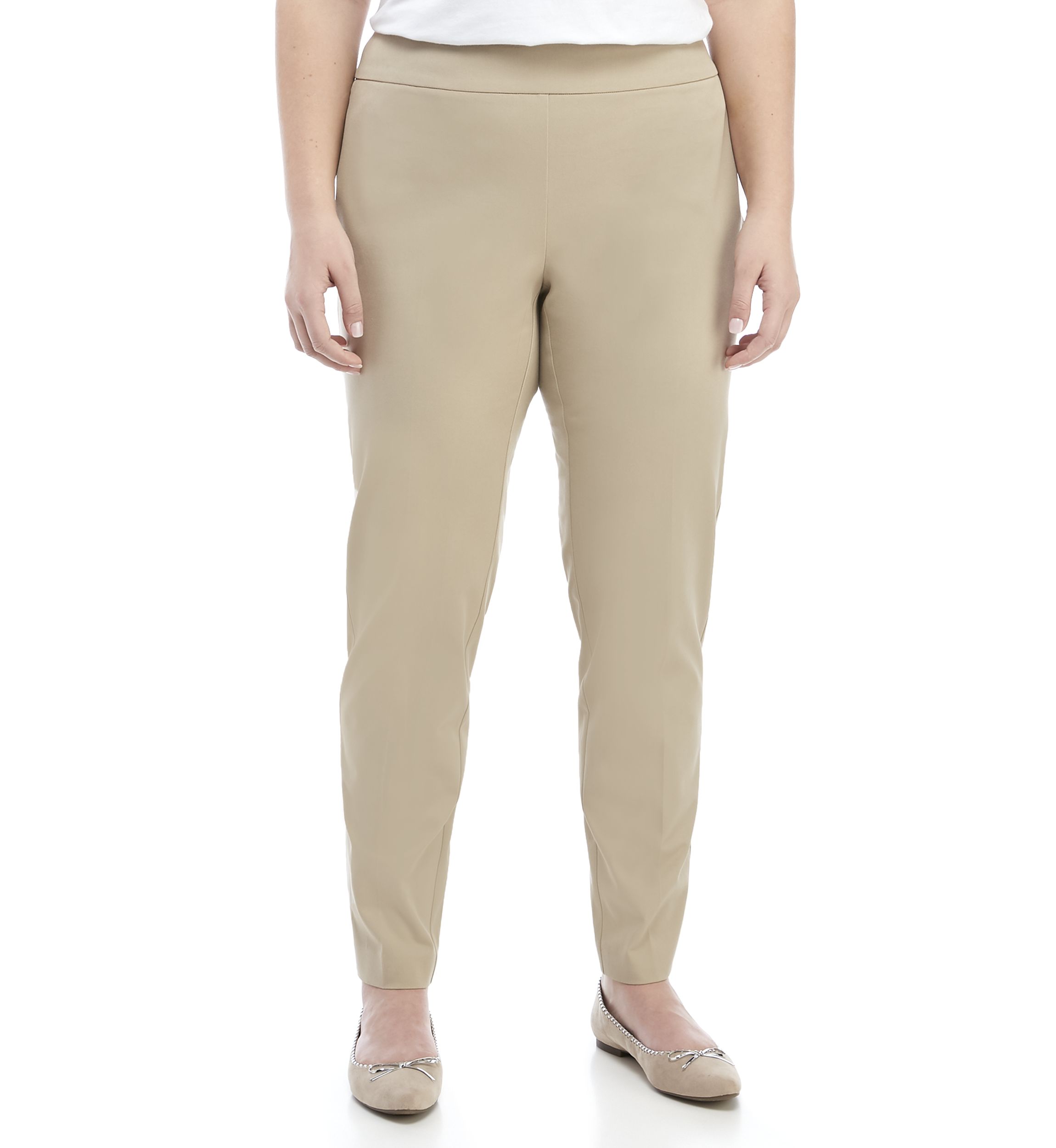 Plus Size Ashley Bi Stretch Pull On Pants