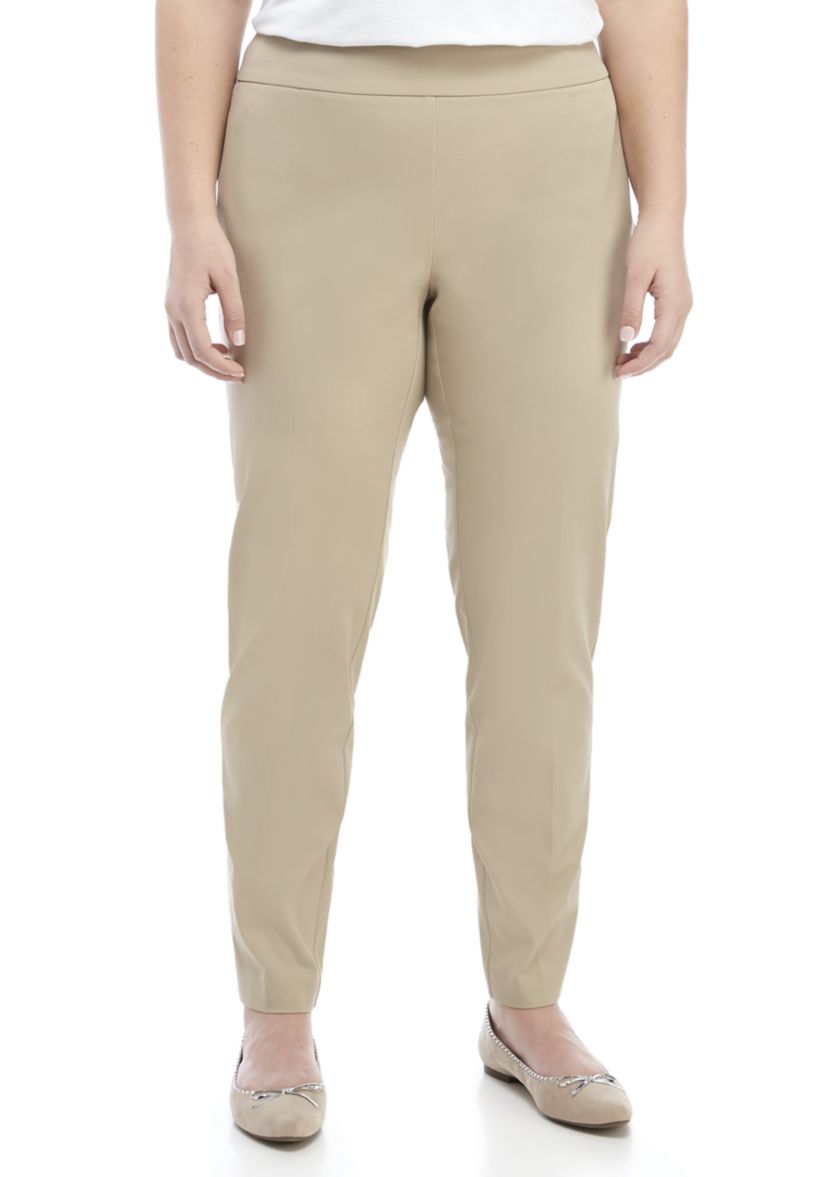 Plus Size Ashley Bi Stretch Pull On Pants