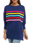 Long Sleeve Striped Sweeper Top