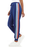 Womens Side Stripe Joggers with Ribbed Cuffs 
