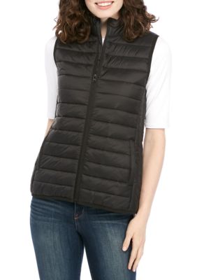 Zelos long store puffer vest