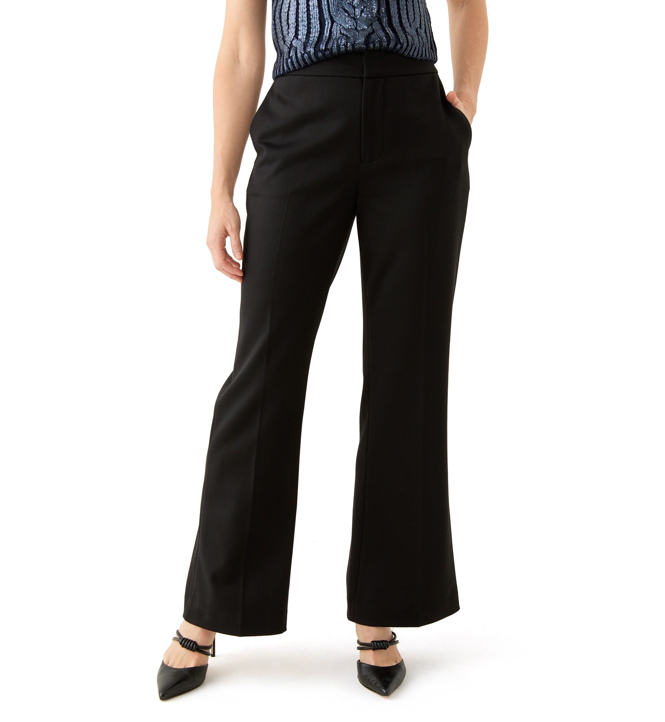 Womens High Waist Bootcut Pants