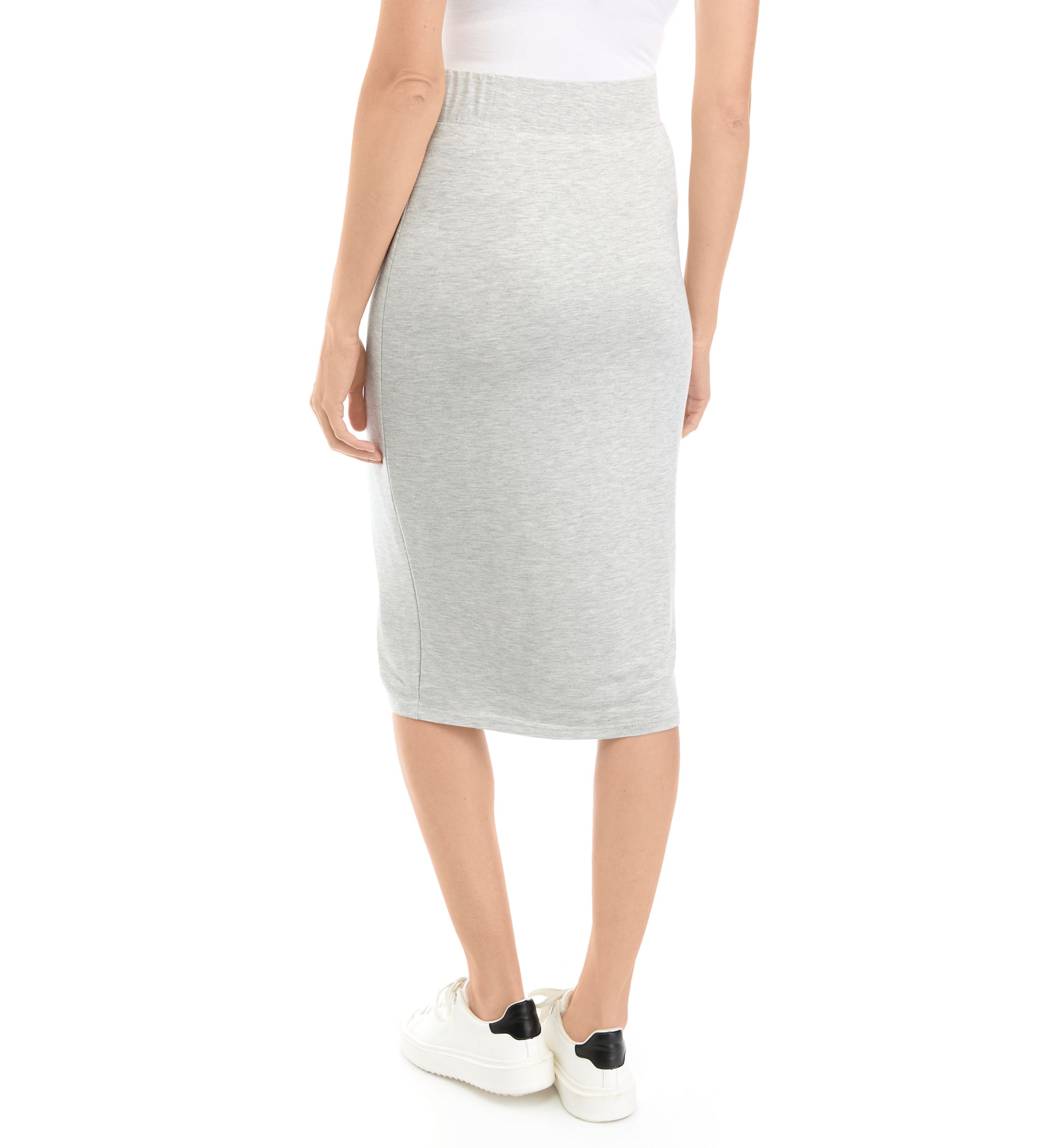 Womens Solid Knit Tube Skirt