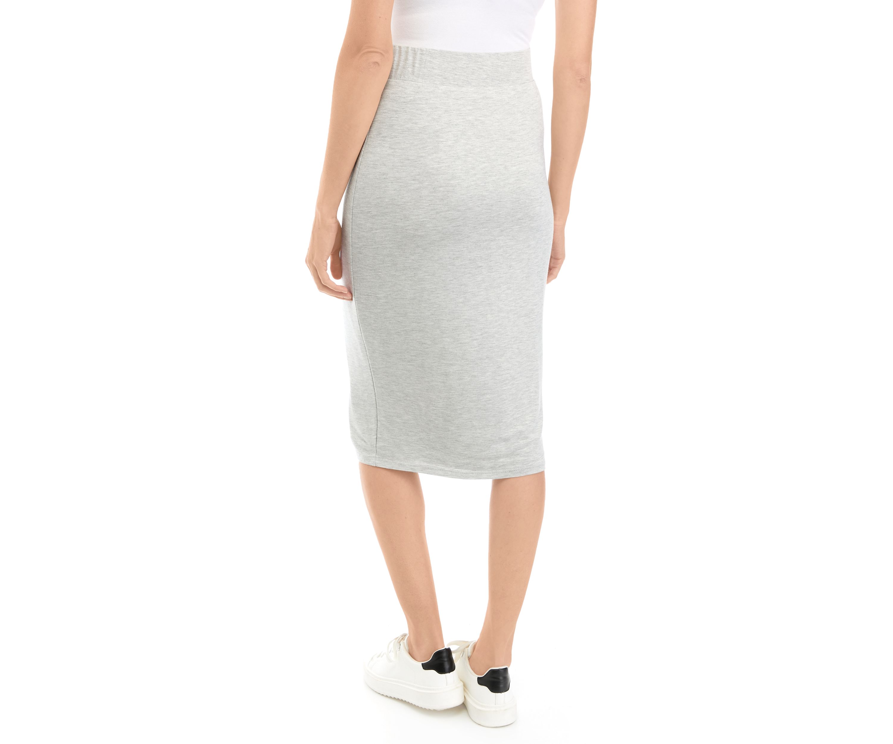 Womens Solid Knit Tube Skirt