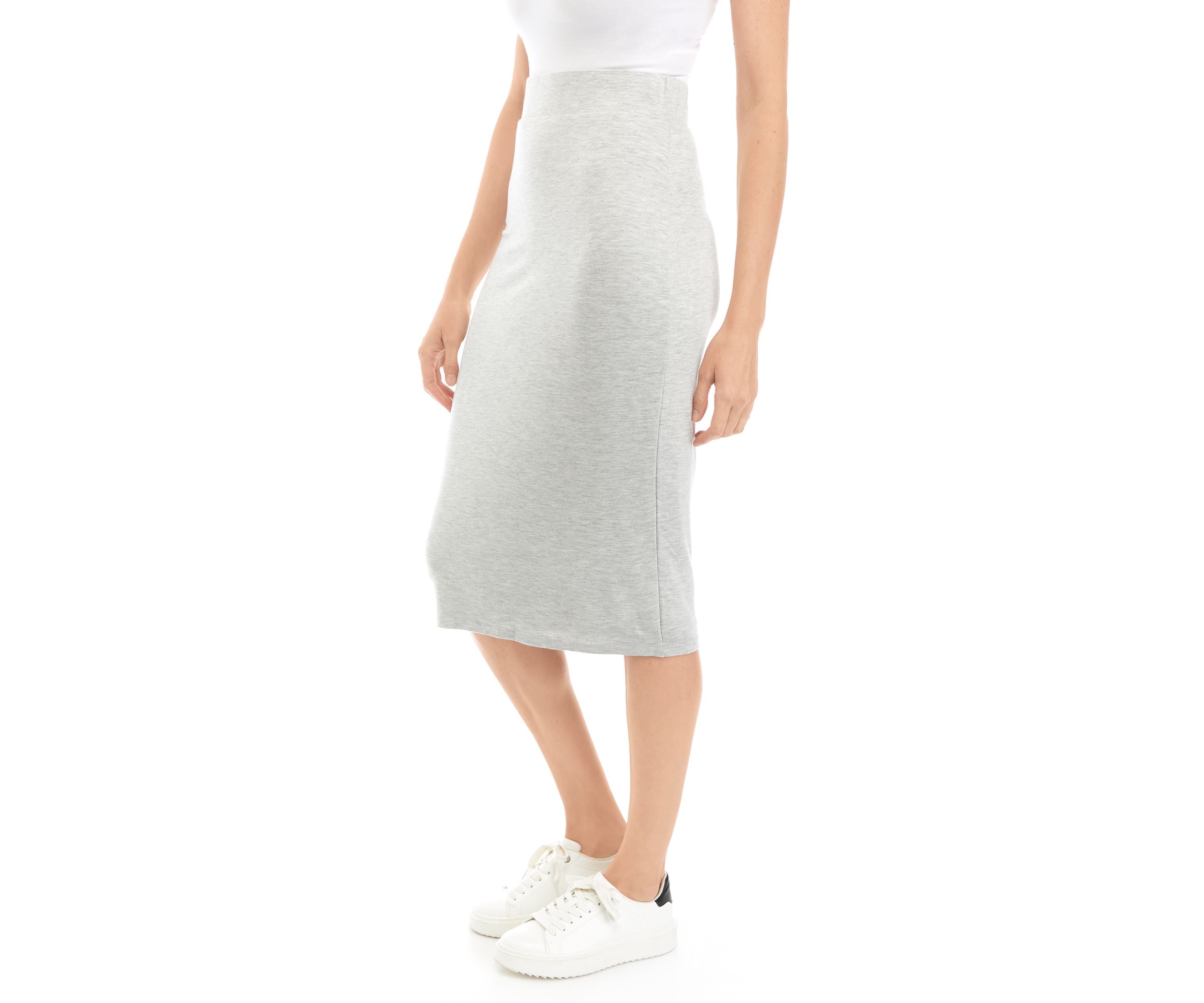Womens Solid Knit Tube Skirt