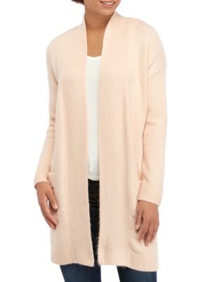 Joan Vass New York Women's Rib Trim Duster Cardigan | belk