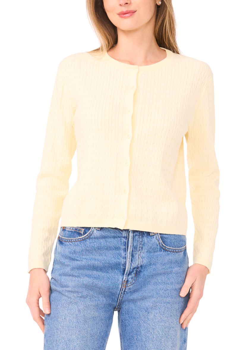 Womens Cable Cardigan