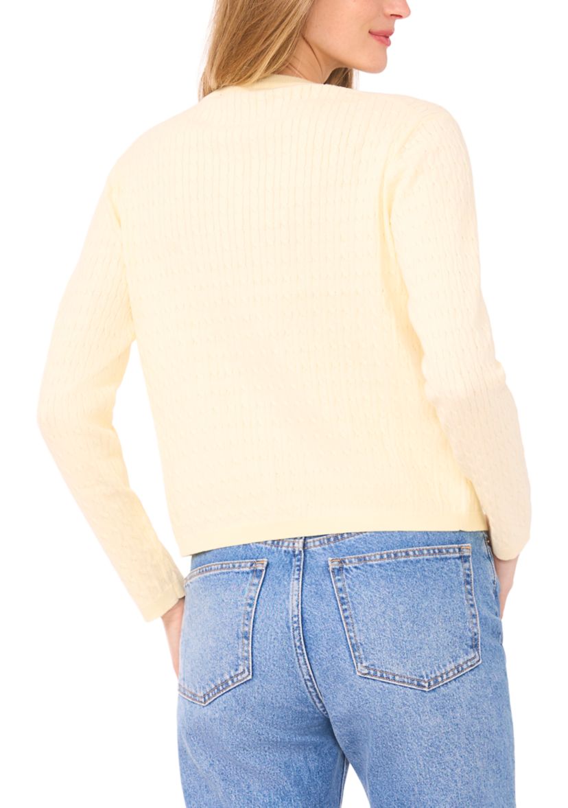 Womens Cable Cardigan