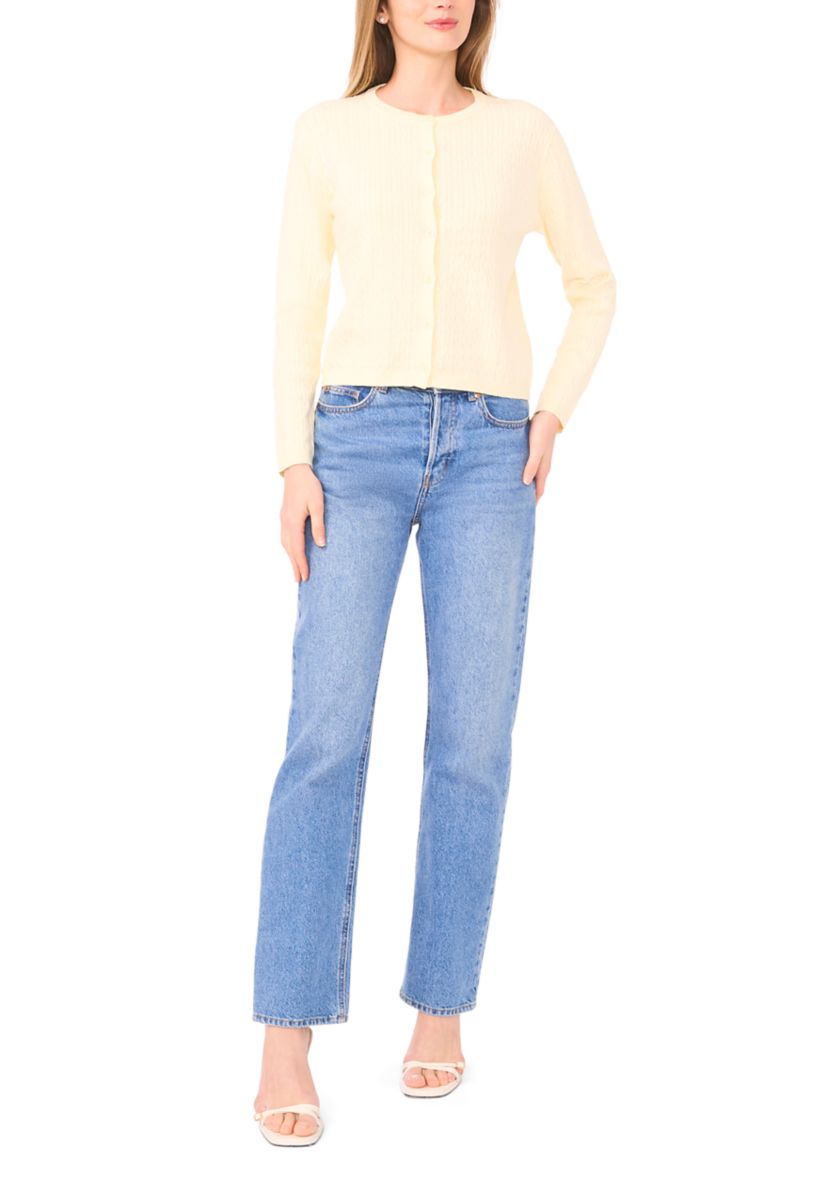 Womens Cable Cardigan