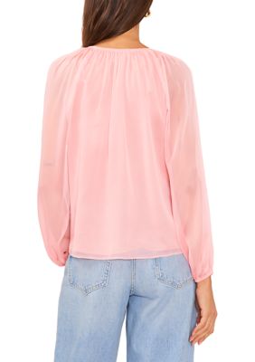 Women's Blouson Sleeve Blouse