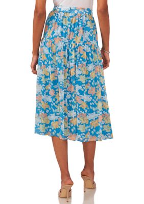 Women's Midi Skirt with Yoke Seam