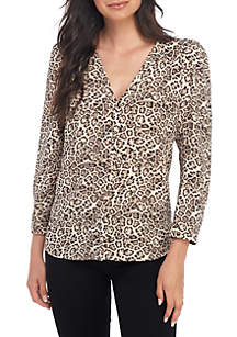 1. State Puff Sleeve Button Front Top | belk