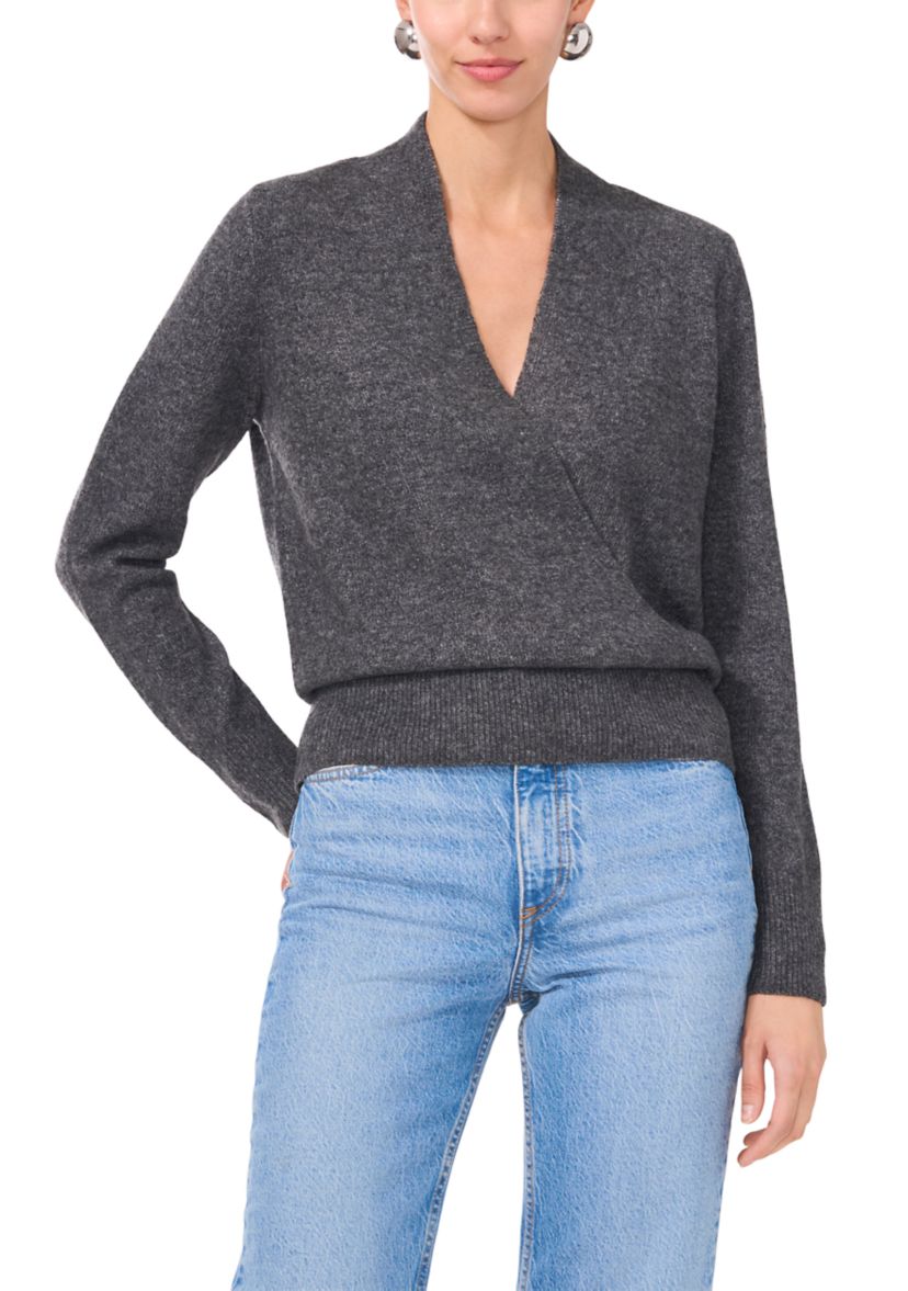 Womens Cross Front Sweater 