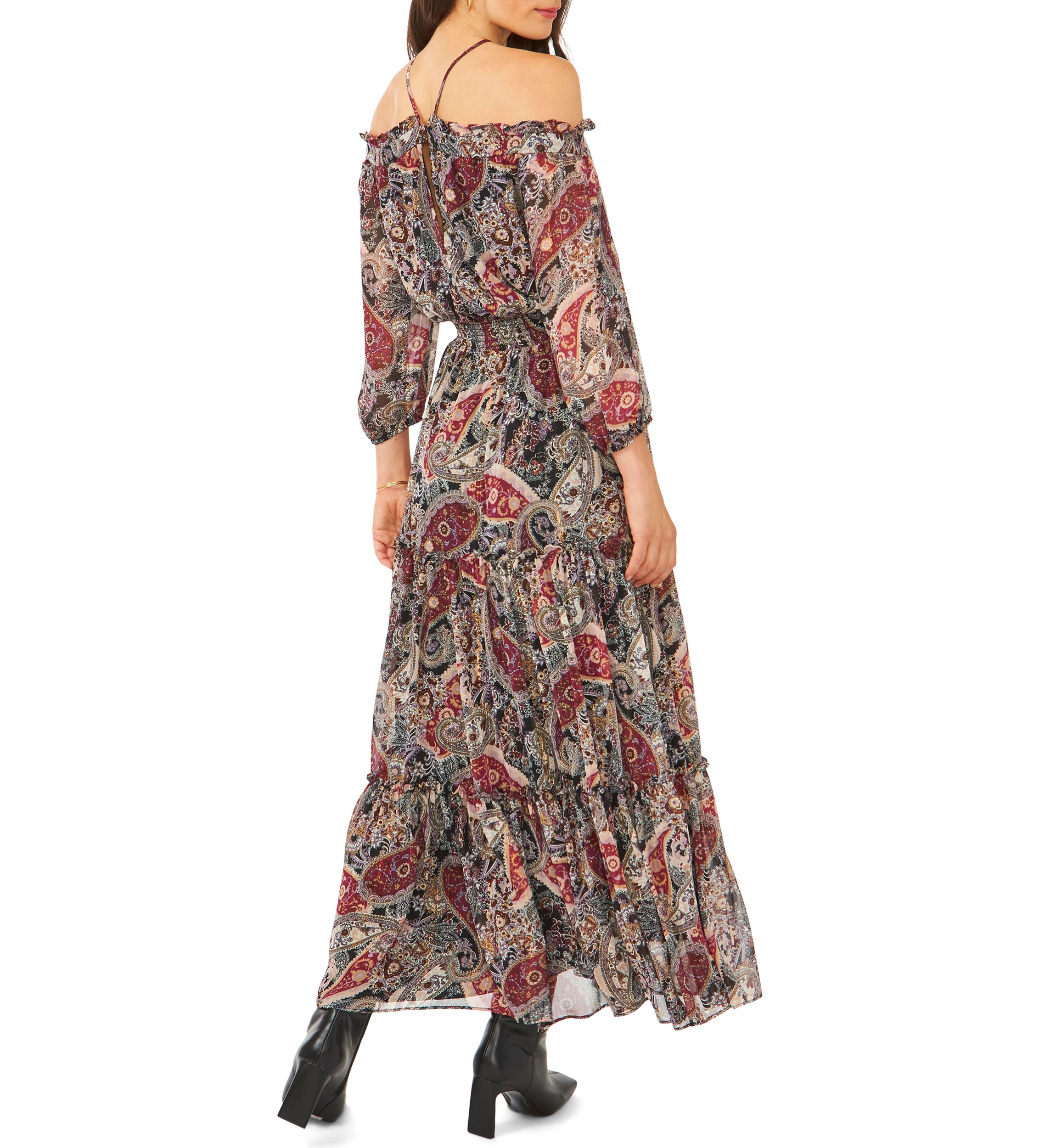 Womens Halter Maxi Dress with Smocked Waist