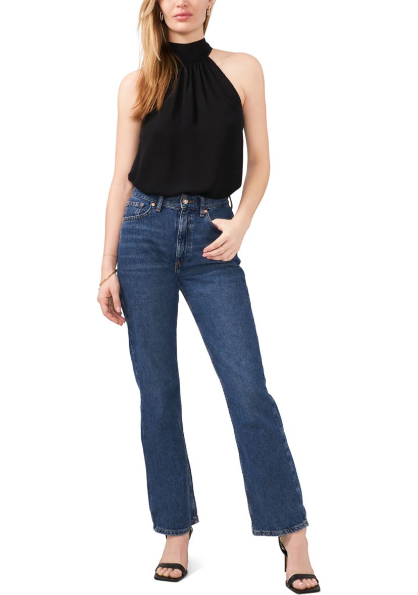 Womens Sleeveless Halter Top