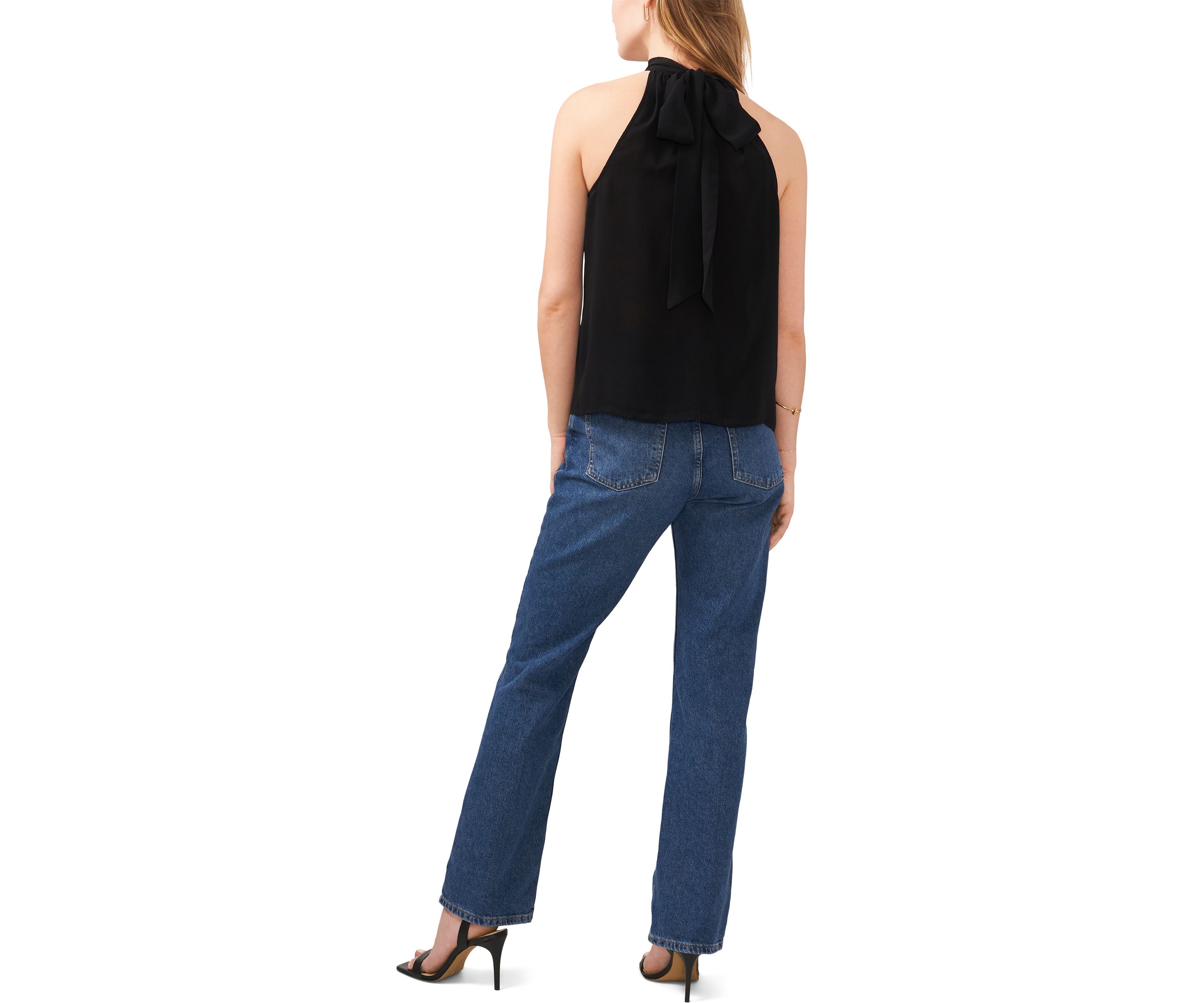 Womens Sleeveless Halter Top