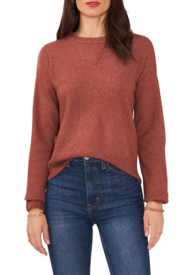 Women's Long Sleeve Cross Back Sweater