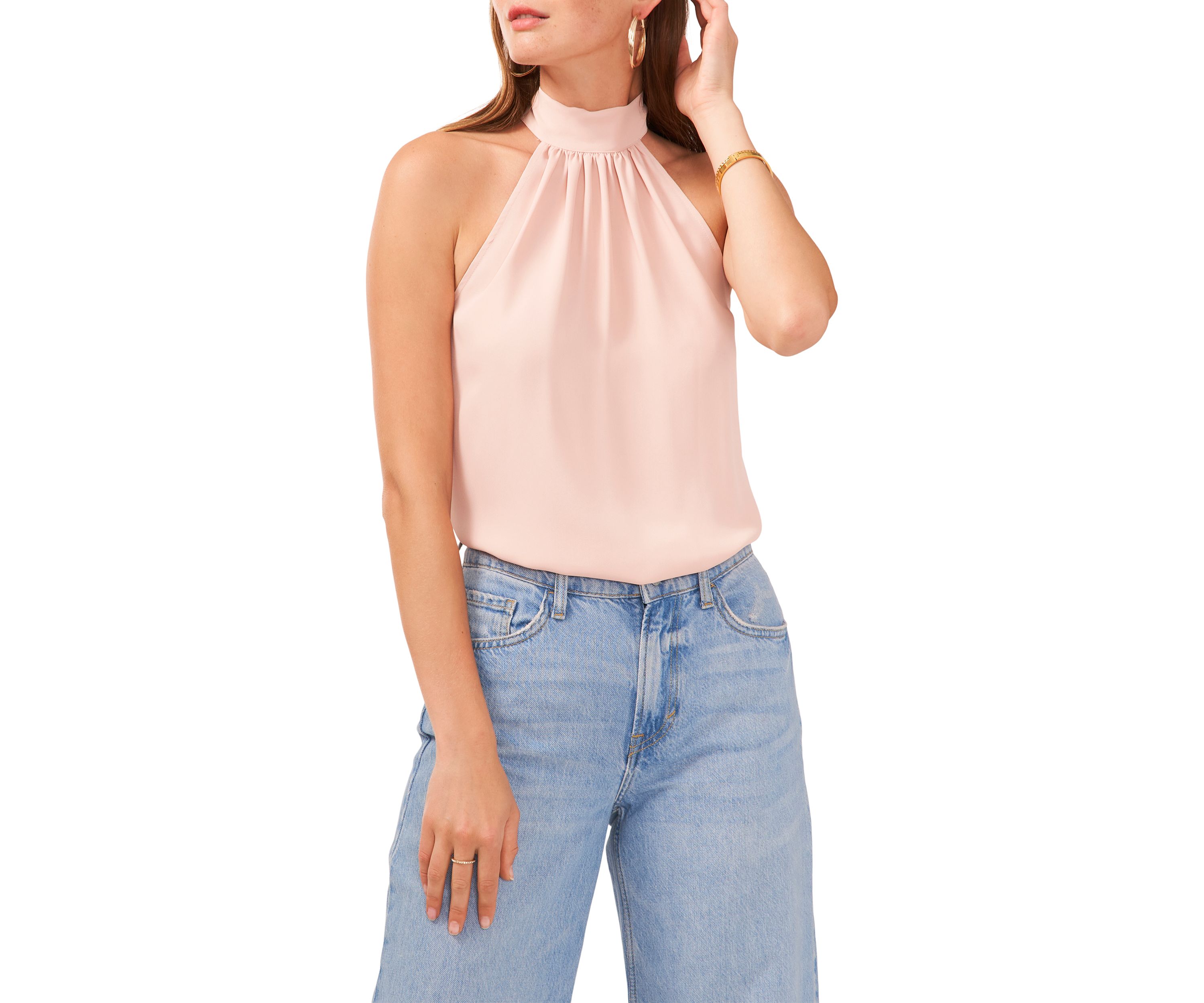 Womens Tie Back Halter Top