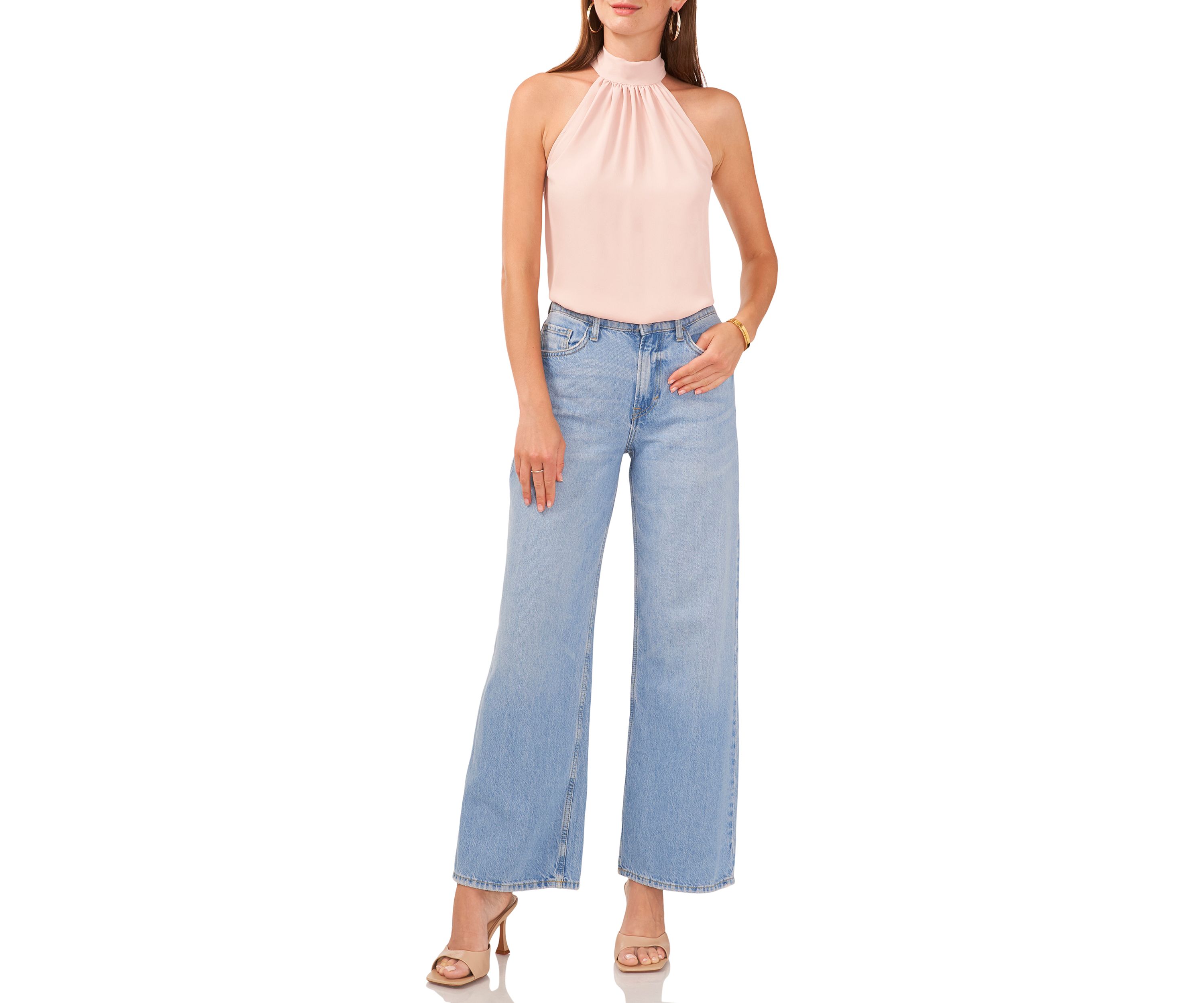 Womens Tie Back Halter Top