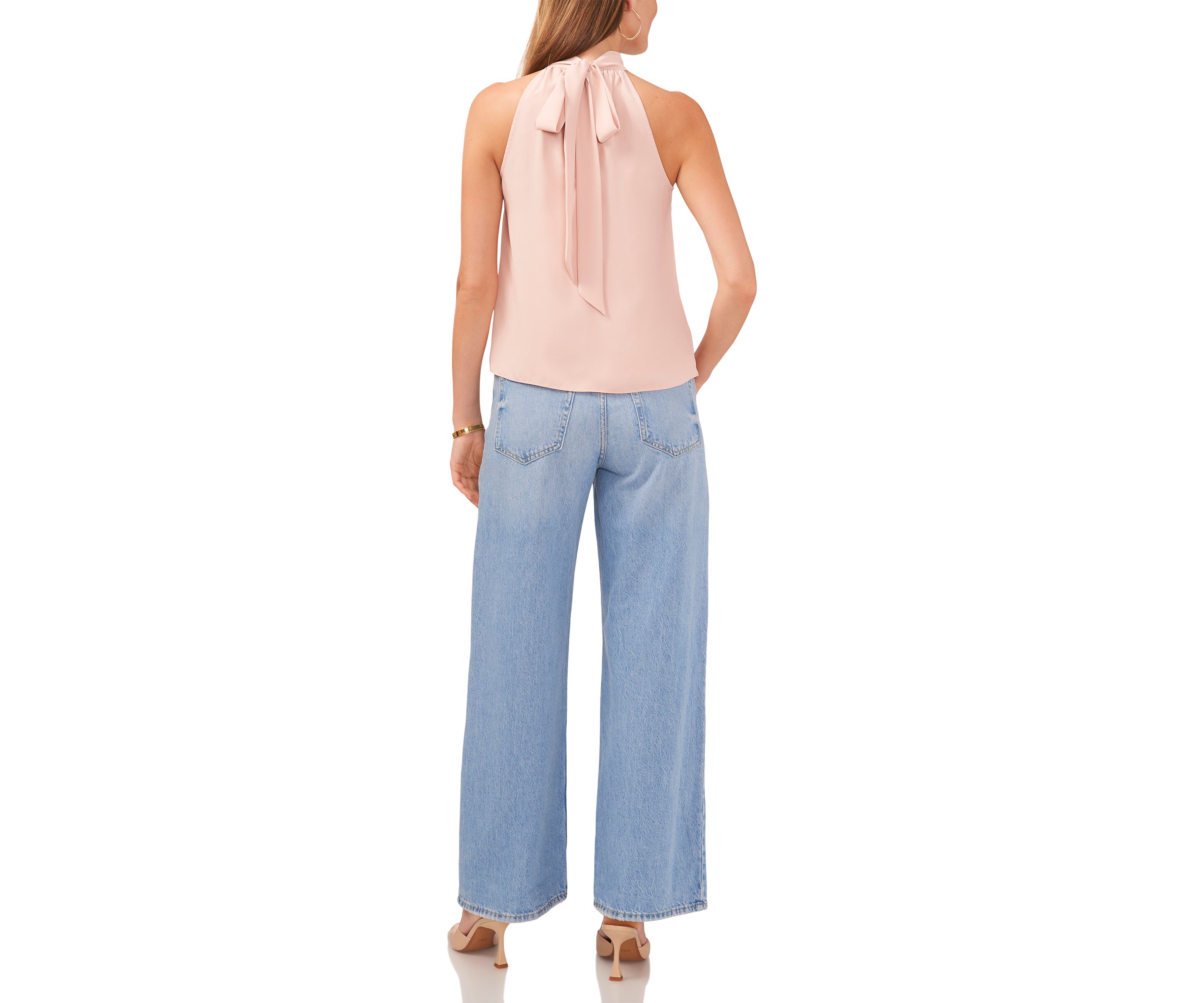 Womens Tie Back Halter Top