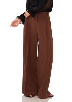 Women's Wide Leg Pleated Trousers