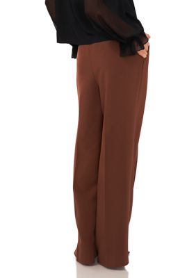 Women's Wide Leg Pleated Trousers