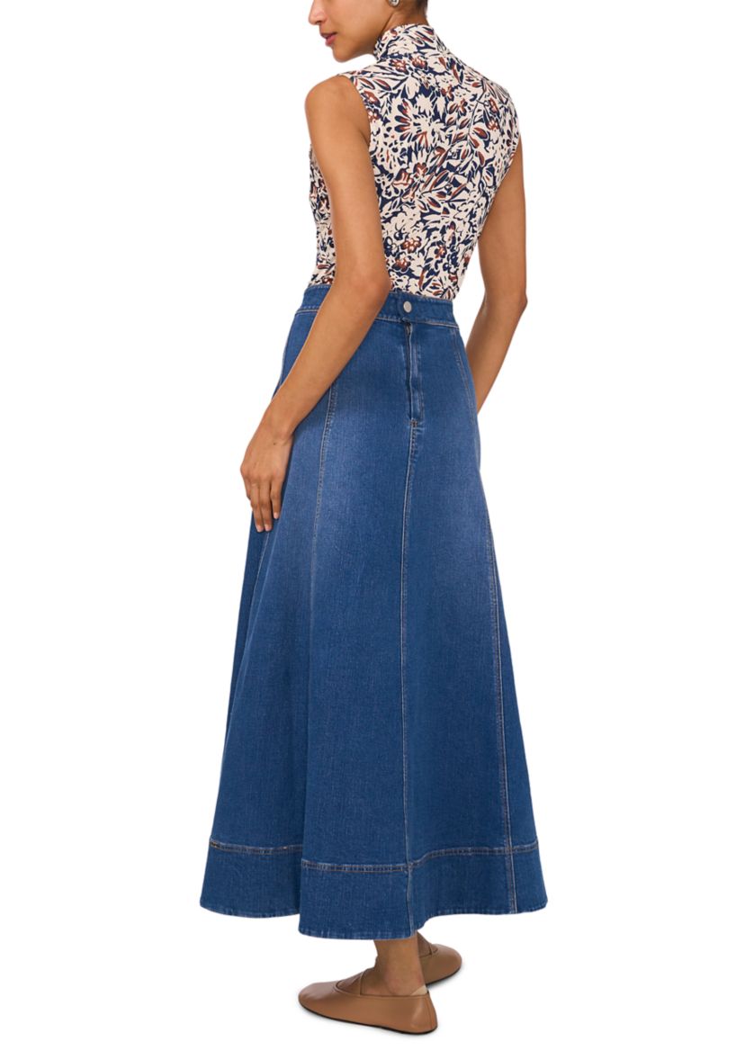 Womens Sleeveless Mock Neck Top