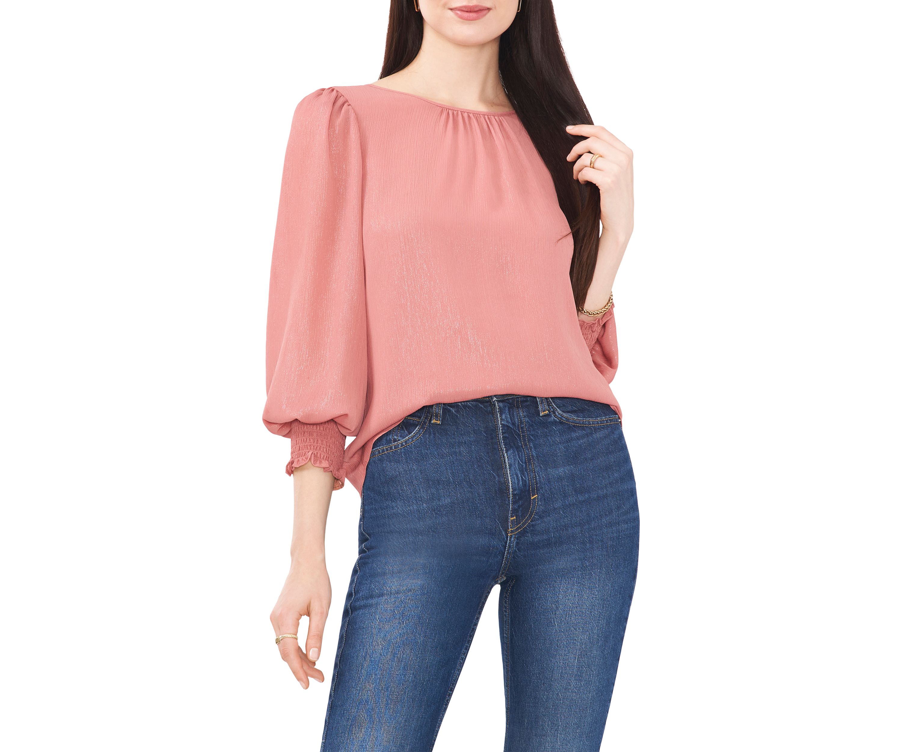 Womens Balloon Sleeve Top 