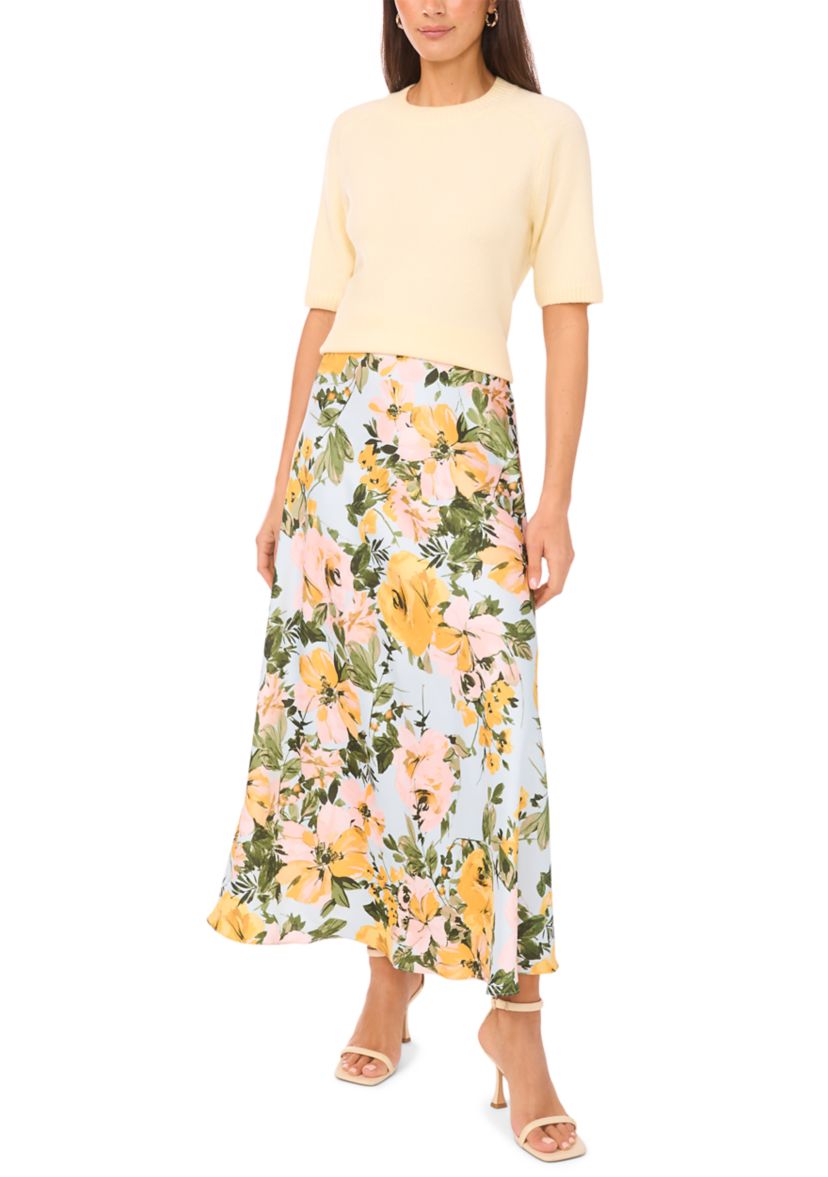 Womens Bias Maxi Skirt