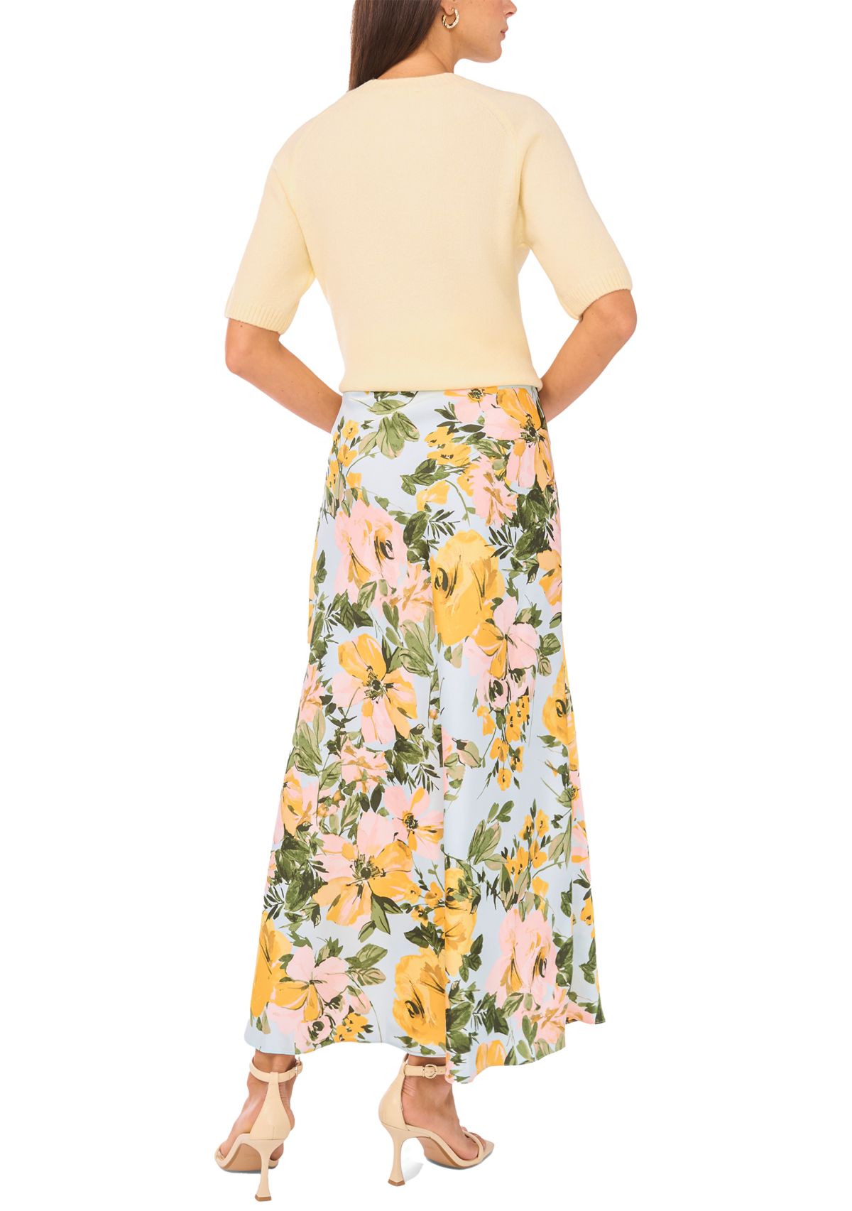 Womens Bias Maxi Skirt